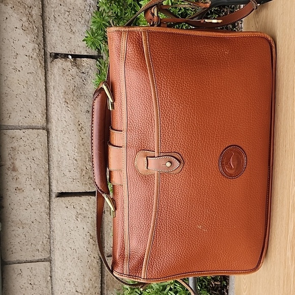 Dooney & Bourke All Weather Leather Legal Brief Equestrian Collection - Picture 3 of 16